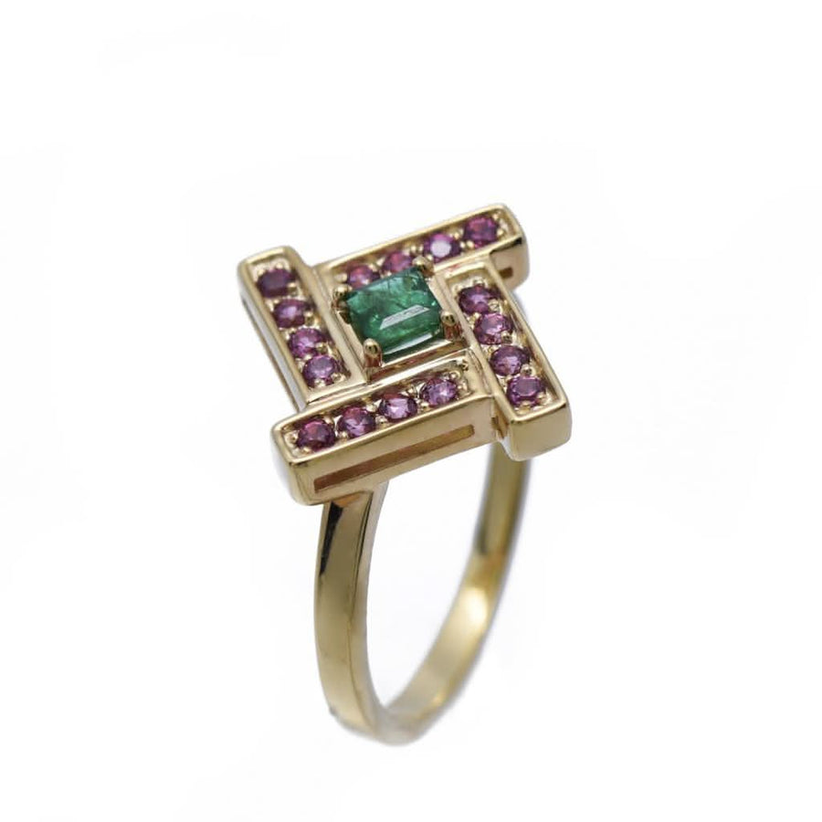 Heritage Center Ring (9K Gold) - Carrie K. 