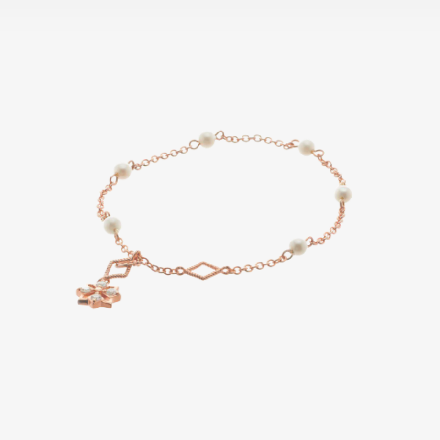 Star Mini Pearl Bracelet (14K Gold) - Carrie K. 