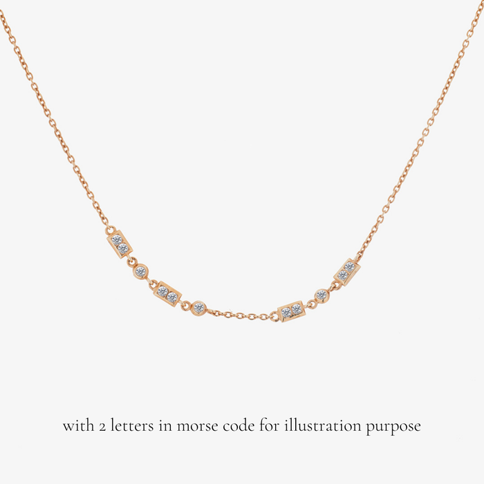 Code Link B Necklace - Carrie K. 