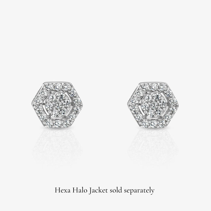 Round Pave Studs - Carrie K. 