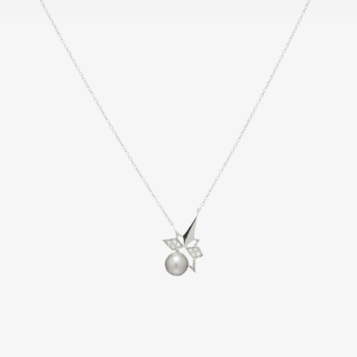 Pearl Star Necklace (9K Gold) - Carrie K. 