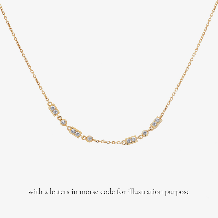 Code Link F Necklace - Carrie K. 