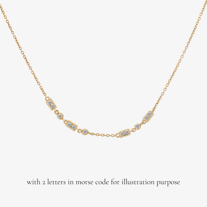 Code Link L Necklace - Carrie K. 