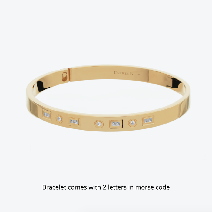 Code Edge Bangle - 6.0 mm - Carrie K. 