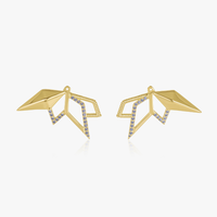 Star Statement Ear Jacket (9K Gold) - Carrie K. 