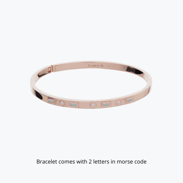 Code Edge Bangle - 4.0 mm - Carrie K. 