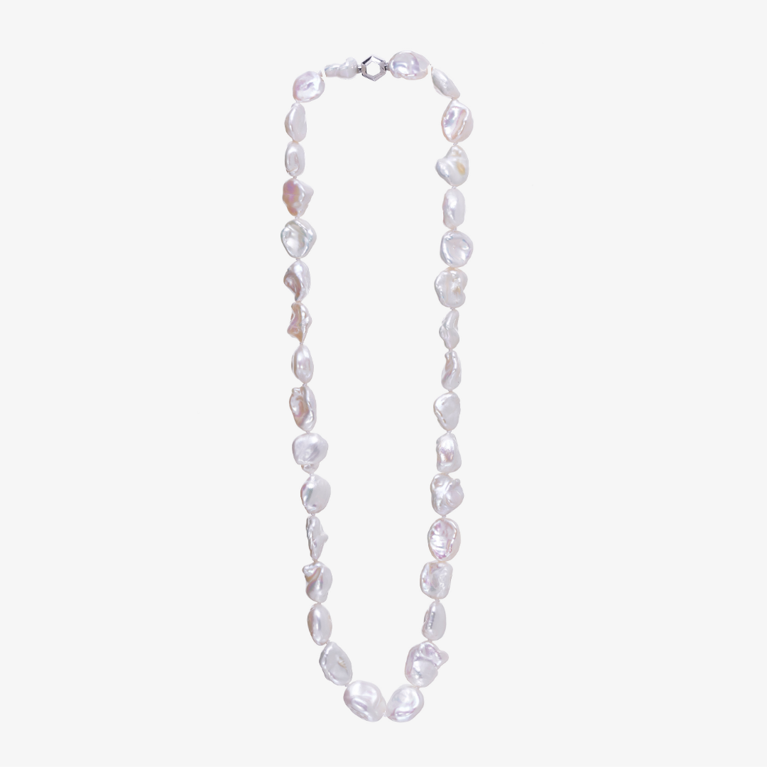 Keshi Freshwater Pearl Necklace T2 10mm - Carrie K. 