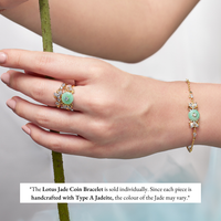 Lotus Jade Coin Bracelet - Carrie K.