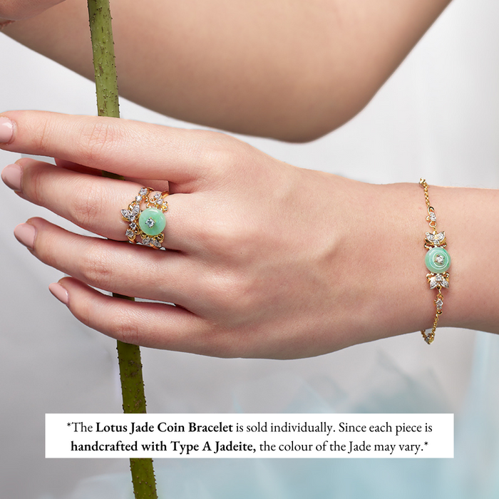 Lotus Jade Bracelet  Carrie K