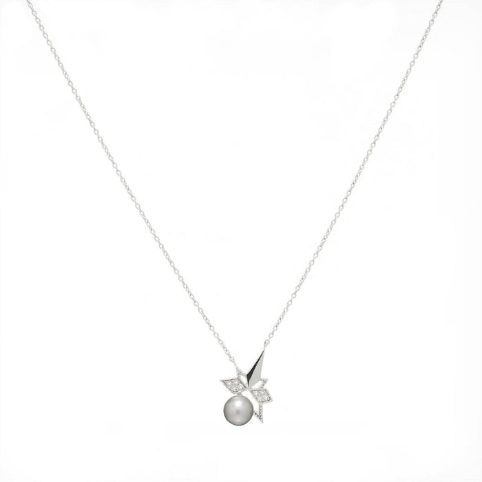 Pearl Star Necklace (18K Gold) - Carrie K. 