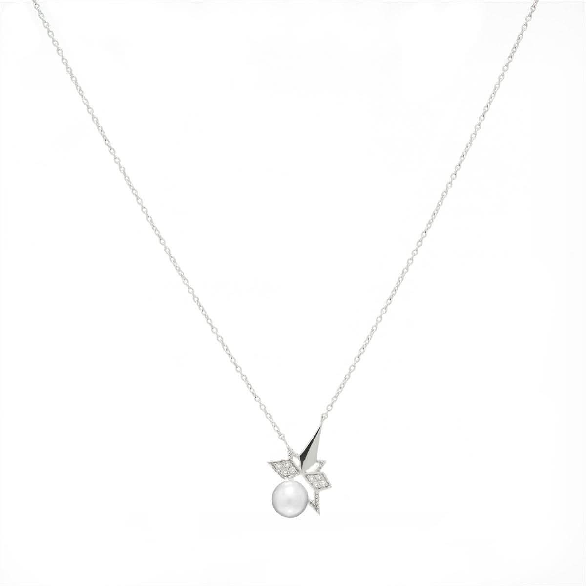 Pearl Star Necklace (18K Gold) - Carrie K. 