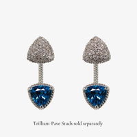 Trilliant Solitaire Ear Jacket (14K Gold) - Carrie K. 