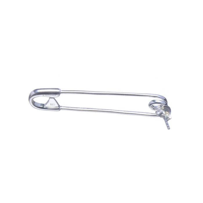 Reborn Large Safety Pin Earring - Carrie K. 