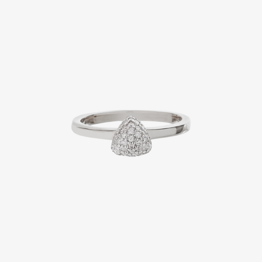Baby Trilliant Pave Ring - Carrie K. 