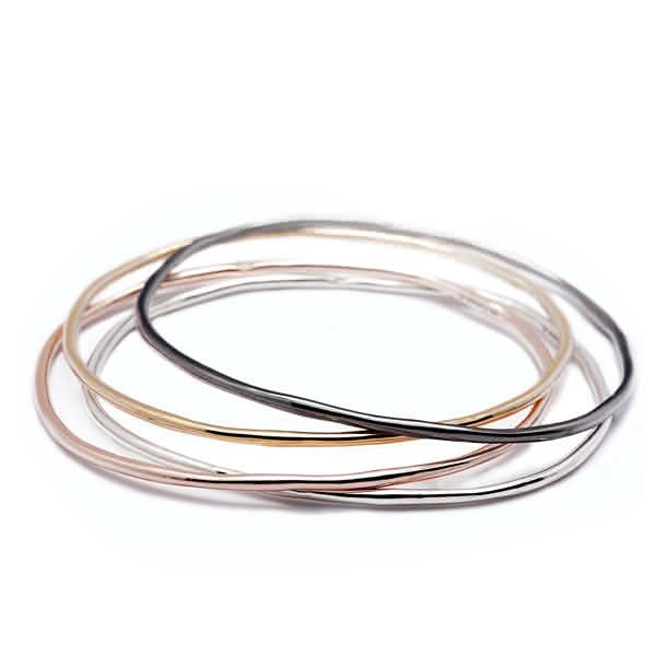 Large Liquid Stacked Bracelet - Carrie K. 