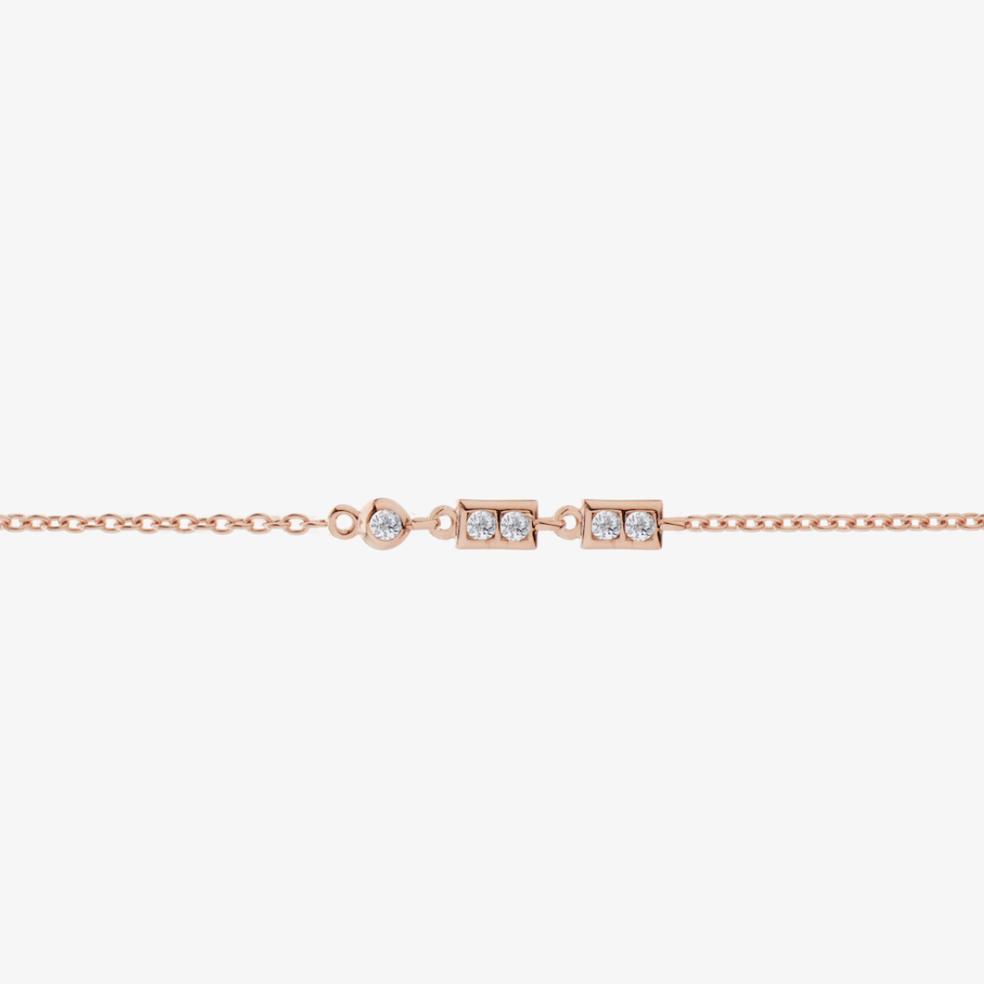 Code Link W Necklace - Carrie K. 