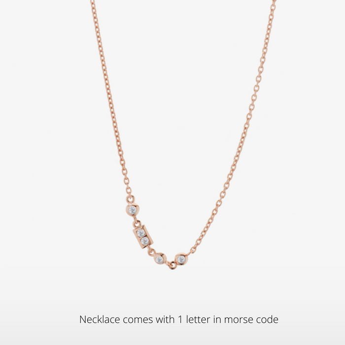 Code Link P Necklace - Carrie K. 