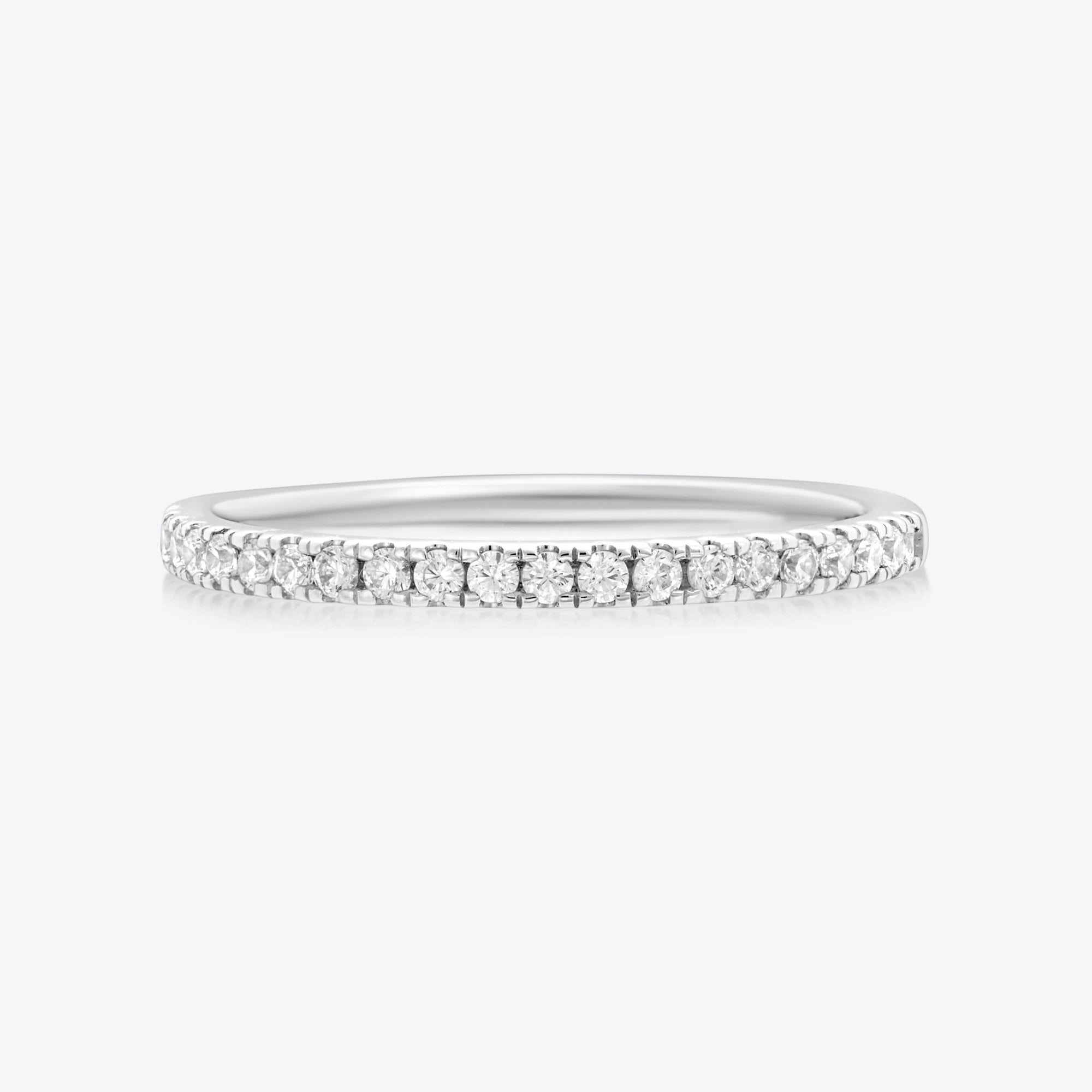 Verona Ring - 1.5mm (Half Eternity) - Carrie K. 