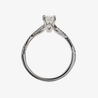 1.03ct Lab-Grown Diamond Infinity Solitaire Ring - Carrie K. 