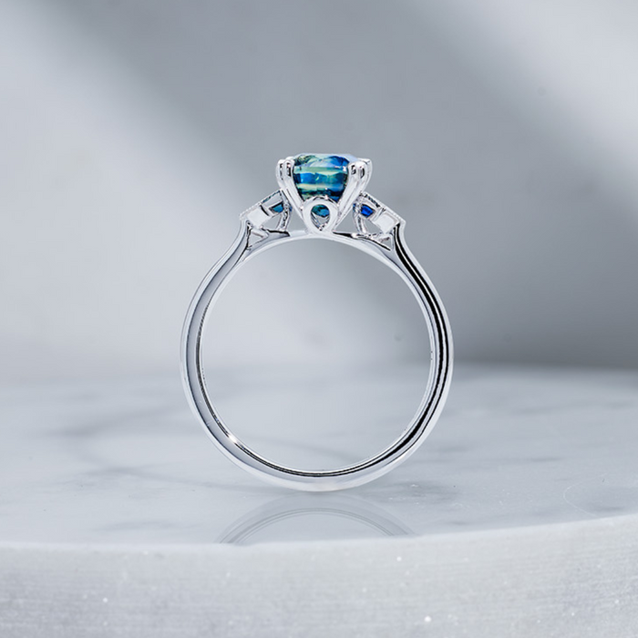 1.93ct Blue Sapphire Infinitude Ring - Carrie K. 