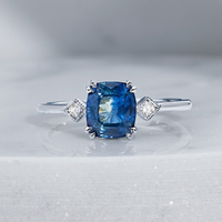 1.93ct Blue Sapphire Infinitude Ring - Carrie K. 