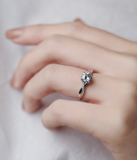 Pinnacle Infinity Half Diamond Ring - Carrie K. 