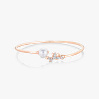 Lotus Pearl Twisty Bangle - Carrie K. 