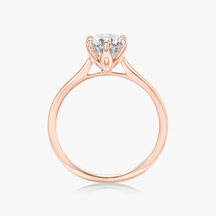 Lotus Solitaire Ring - Carrie K. 