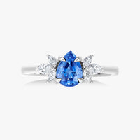 1.02ct Blue Sapphire Atria Ring - Carrie K. 