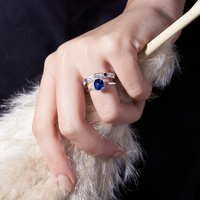 1.93ct Blue Sapphire Infinitude Ring - Carrie K. 