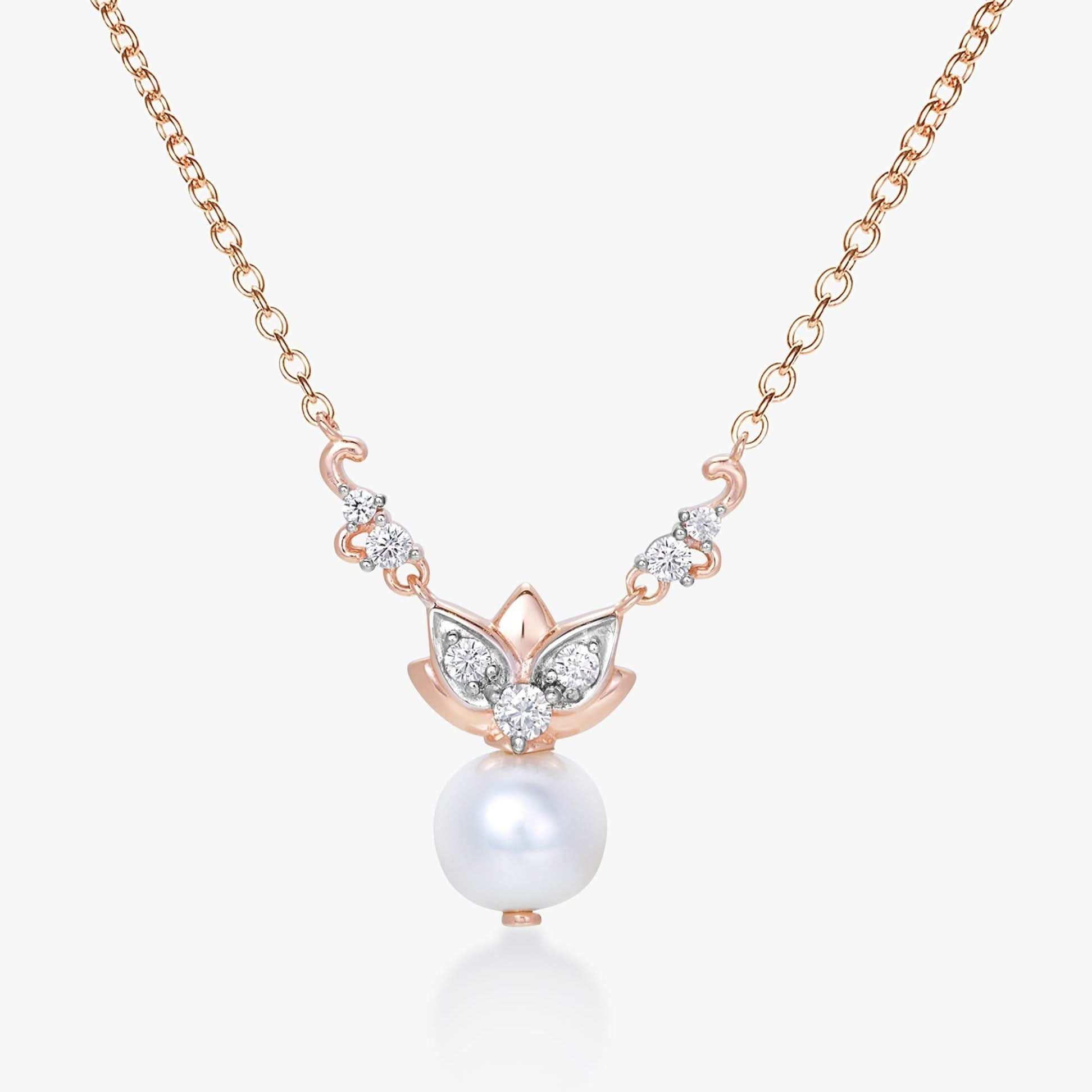 Lotus Pearl Necklace - Carrie K. 